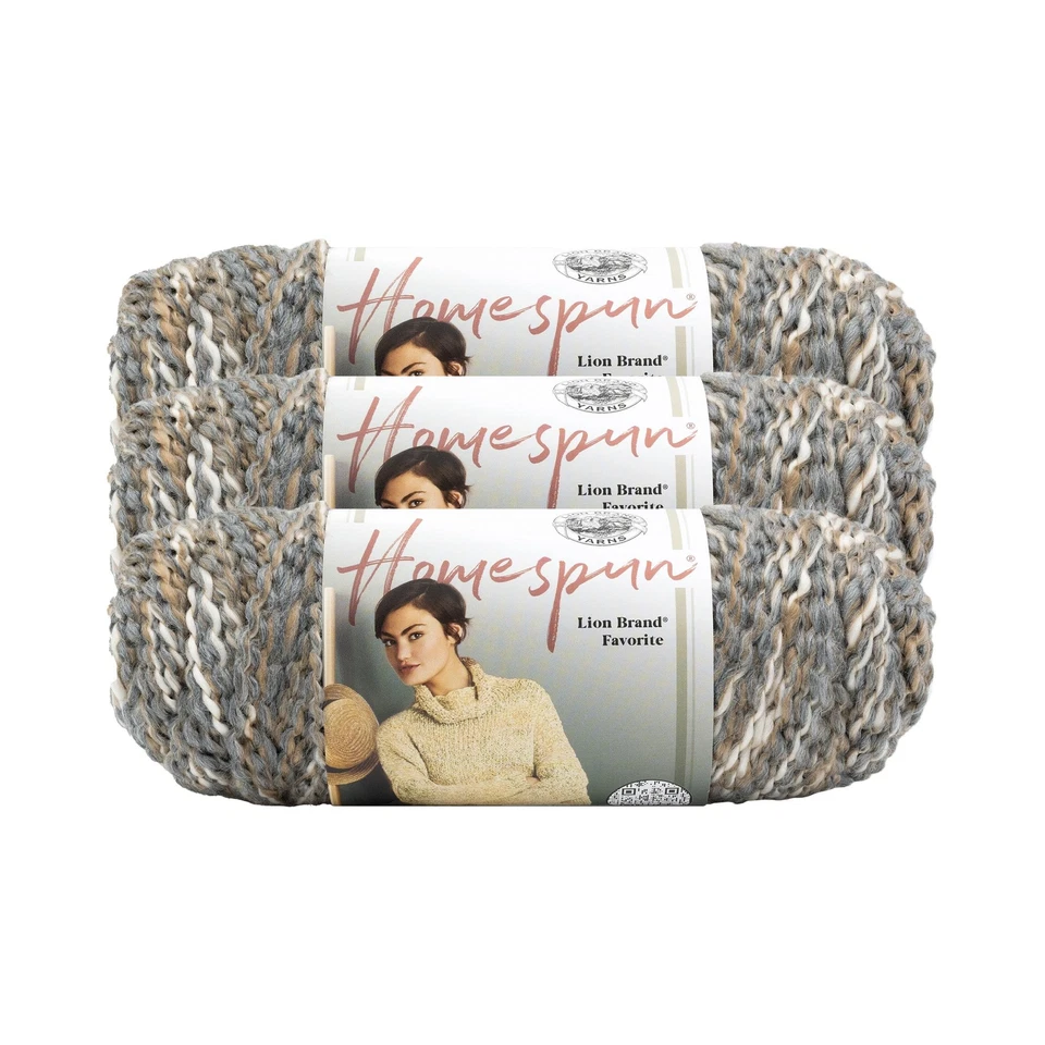 (3 Pack) Lion Brand Yarn 790-301B Homespun Yarn, Shaker - Image 1 of 4