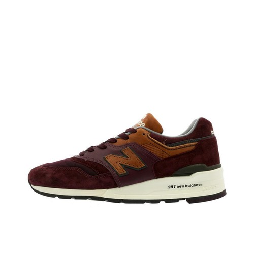 New Balance 997 Confezione Sci Borgogna (M997DSLR) Uomo Taglia 7