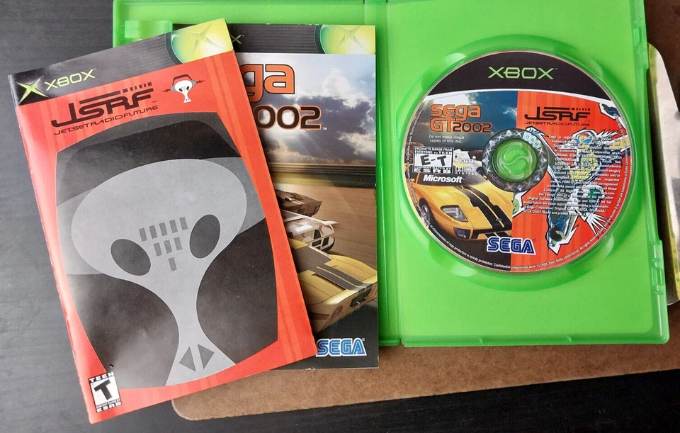 Jet Set Radio Future JSRF/Sega GT 2002 Combo - COMPLETE Xbox Original Game 2002 - Image 1 of 4