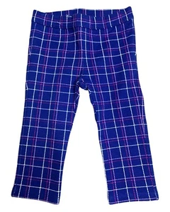 Janie And Jack Size 12-18 Months Girls Baby Toddler Pants Plaid Leggings - Picture 1 of 4