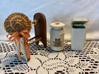 Dollhouse Miniature  Handcrafted Hand Painted Quilt Rack & more   1:12