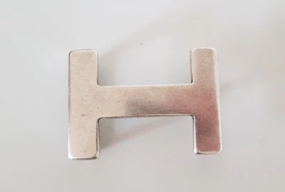 ♥ umjuBELT H-Level silber matt Gürtelschnalle Gürtelschließe Buckle 7x5cm