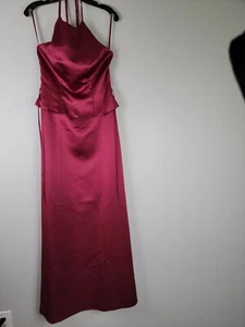 Bridesmaid/Prom Elegant Dress Dark Red Merlot Chardonnay Sz 4 Multi Sz See Disc - Picture 1 of 4