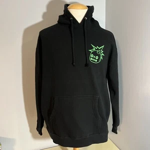 THE HUNDREDS x DEADFELLAZ Dead Adam Hoodie Size XL XLarge Black Green Sweatshirt - Picture 1 of 9