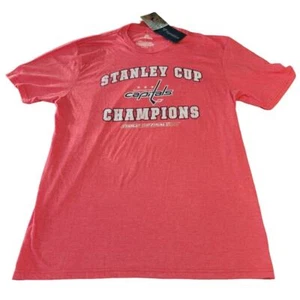 Hockey Stanley Cup Washington Capitals Champions Fanatics L Large T-Shirt NWT - Picture 1 of 2