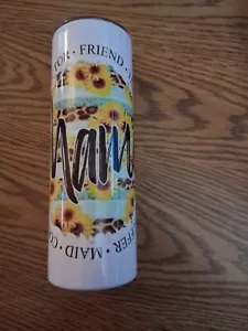 Mama Becher mit Sonnenblumen und Mama Berufsbezeichnungen 20 Unzen - Bild 1 von 3