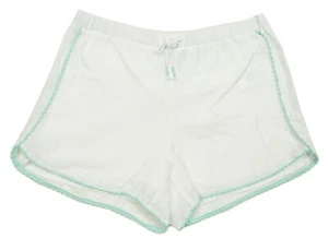 POLO RALPH LAUREN NEU JUGEND MÄDCHEN WEISS GETRIMMT BAUMWOLLE LEICHTE SHORTS 12 - Bild 1 von 4