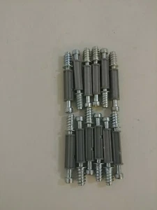 12x Ikea OEM Cam Lock Fastener Screws Plastic and metal Hemnes Malm Part 118331 - Picture 1 of 3