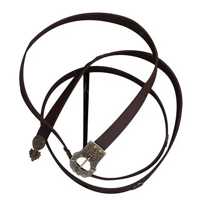 Cinturón de cuero genuino festival renacentista teatro recreación medieval 72 pulgadas Foto 1 de 3