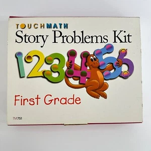 TouchMath Story Problems Kit First Grade TM751-Homeschool Teaching Resource - Foto 1 di 10
