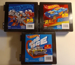 Hot Wheels 6 Auto Reise Aufbewahrungskoffer - 3 Stück Set - von Tara Toy Corp. KOSTENLOSER VERSAND - Bild 1 von 5