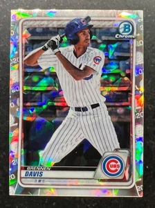 2020 Bowman Chrome Prospects rifrattore atomico Brennen Davis #141 - Foto 1 di 2