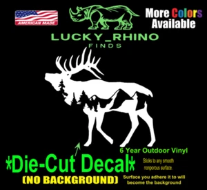 Elk Mountain Outdoors Car Window Decal Sticker Truck - Picture 1 of 3