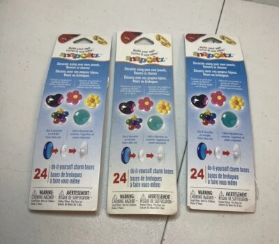 Snap Itz Croc Zapatos Hágalo Usted Mismo Bases Encanto 24 En Cada - Lote De 3 -2007 Foto 1 de 2