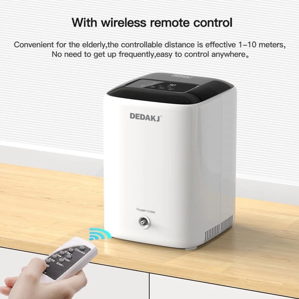 Quality Home Oxygen Purifier DEDAKJ, Purifier 30%-90 Produce 1-7L/minute