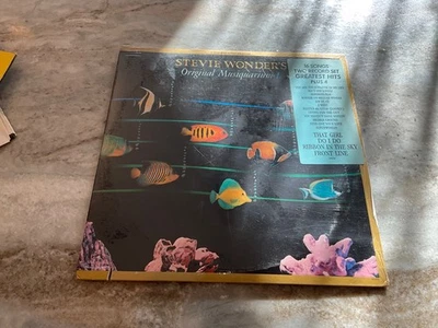 STEVIE WONDER 2LP ORIGINAL MUSIQUARIUM 1982 Tamla – 6002TL2 SEALED W/HYPE - Image 1 of 3