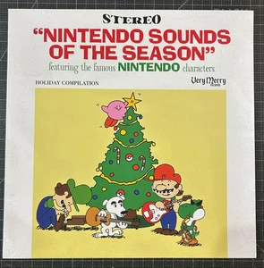 NINTENDO SOUNDS OF THE SEASON LP Vinyl Record w/ Bonus 7” Flexi Disc POSTCARDS - Picture 1 of 3