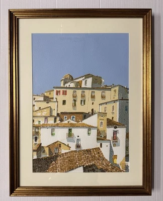 Quadro Serigrafia Aldo Riso 35×50 cm Calabria In Cornice, Casa, Arredamento ￼￼ - Immagine 1 di 4