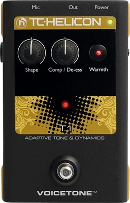 TC HELICON VoiceTone T1 Tone Correction Dynamics Effect - Image 1 of 3