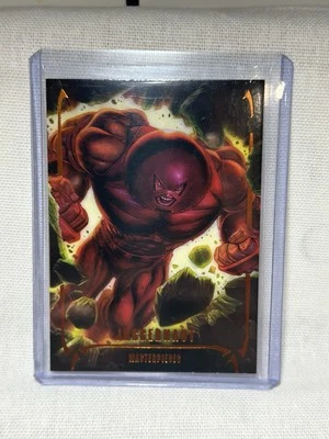 2024 Marvel Masterpieces Nahuel Grego Juggernaut Legendary Orange Level 3 #/99 - Image 1 of 2