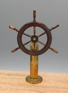 Vintage OOAK Ron Stetkewicz Navi Ruota Artigianale Casa delle Bambole Miniatura 1:12 - Foto 1 di 9