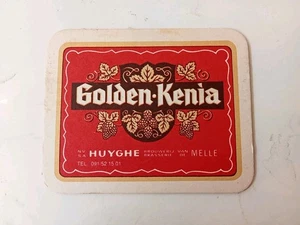 Sous Bock : GOLDEN KENIA / Br. HUYGHE / Belgique / Coaster Bierdeckel Viltje - Picture 1 of 2