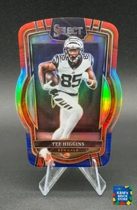 2022 Panini Select Blue & Red Die Cut Tee Higgins #280 - Picture 1 of 2