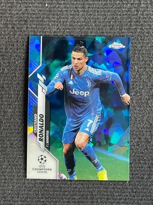 Cristiano Ronaldo 2019-20 Topps Chrome Sapphire UCL Variation SP #100 - Image 1 of 2