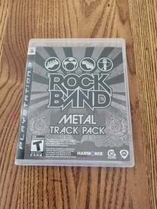 Rock Band Metal Track Pack (PlayStation 3 PS3 2009) komplettes Handbuch - Bild 1 von 5