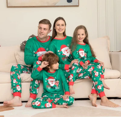 Christmas Pajamas for Family Matching Family Christmas Pjs Sets Santa Claus