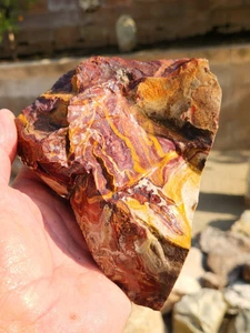 Wonderstone Faced Rough Rock 6"X4"X2.5 2.7 Pounds See Video - Picture 1 of 9