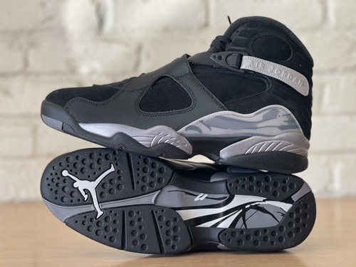 Nike Air Jordan 8 retrò invernali nere argento metallizzato FD1334 001 uomo taglia 10 5