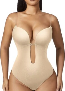 Women Shapewear Backless Body Bra Shaper Womens Plus Size (M) - Picture 1 of 3