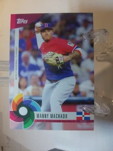 2023 Topps World Baseball Classic Global Stars #36 - Manny Machado (97455) - Picture 1 of 2