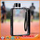 380ML Drinks Kettle with Carry Lanyard Flat Travel Mug for Office School Sports