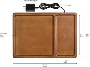 Valet Tray with Wireless Charging Station - Picture 1 of 3