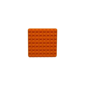 Placa base de ladrillo - 10 tamaños, 20 colores (naranja 8x8 mostrado) - Imagen 1 de 5