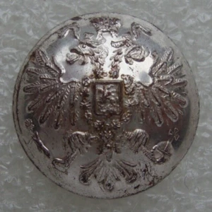Uniforme Oficial Ejército Imperial Ruso Primera Guerra Mundial Latón-Hierro Botón 22 mm Original D2 - Imagen 1 de 7