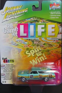 Chevy Johnny Lightning Pop Culture 1965 vagón de 2 puertas juego de la vida 1/64 diecast - Imagen 1 de 2