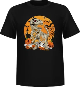 "Dinosaurs" T-shirt Halloween Seasonal Holiday Scary October Festive - Picture 1 of 1