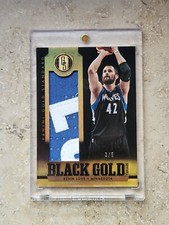 2012-13 Panini Gold Standard Black Gold Threads Prime Kevin Love /5