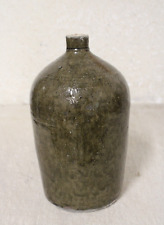 Antique Southern Pottery Alkaline Drip Tobacco Spit  Glaze Jug Crock Stoneware 1