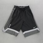Nike Elite Men’s Black Shorts Dri Fit Stripe Basketball Workout Size S