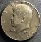 1/2 dolara 1969 D USA „Kennedy Half Dollar” 11,5 g .400 srebro KM#202a K281123E