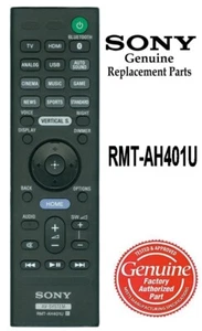 New Genuine OEM Sony RMT-AH401U Soundbar Remote Control HT-X9000F SA-WX9000F - Picture 1 of 1