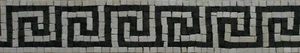 Greek Keys Garden Pool Home Wall Decor Border Marble Mosaic - Picture 1 of 1