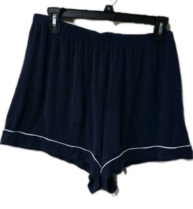 Stars Above Womens Pajama Shorts Size Large. Dark Blue Pull On Casual Lounging - Picture 1 of 4