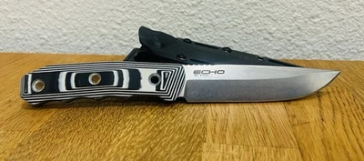 Kizlyar Supreme Eco Caza Fijo 4.5" Niolox Satinado Hoja Lisa Micarta  Foto 1 de 4