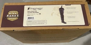 frogg toggs Men's Rana II Bootfoot Hip Wader 2716249 Brown NIB Size 11 - Picture 1 of 3