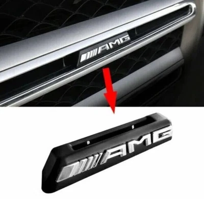 AMG Schriftzug Emblem Logo f. Mercedes Panamericana Kühlergrill für ALLE Modelle